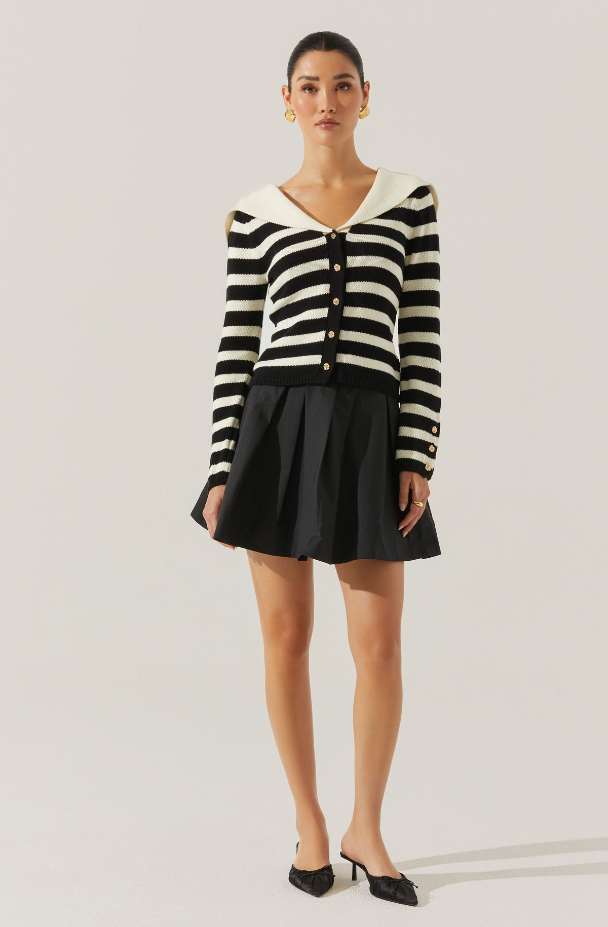 Antheia Pleated Mini Skirt