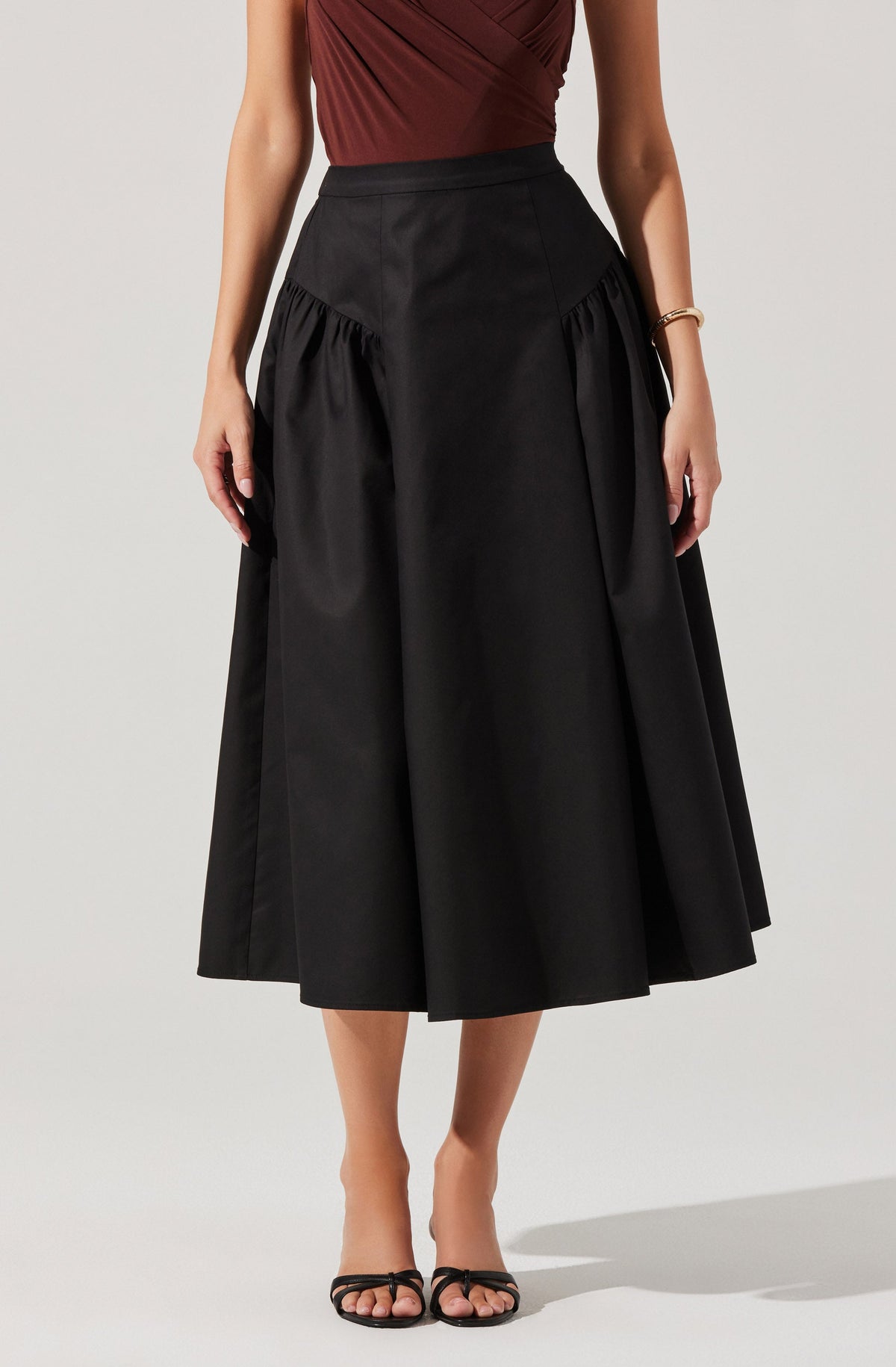 Laila Flared Midi Skirt