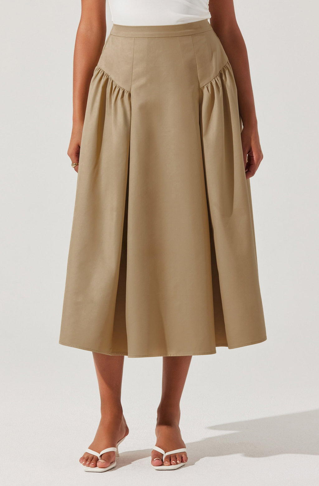 Laila Flared Midi Skirt