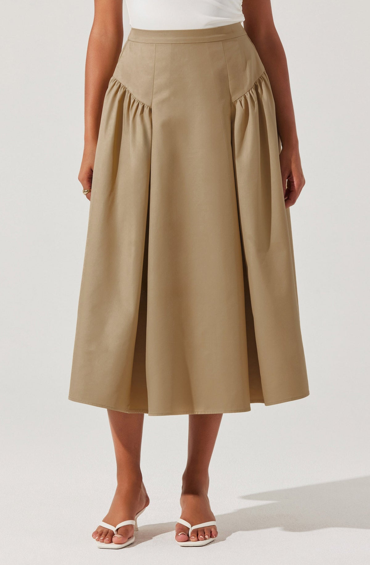 Laila Flared Midi Skirt