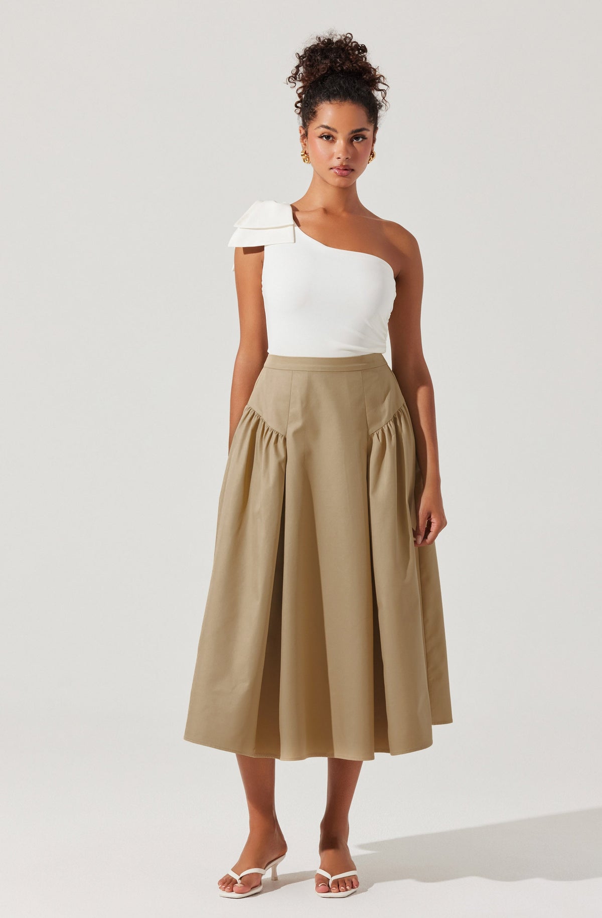 Laila Flared Midi Skirt