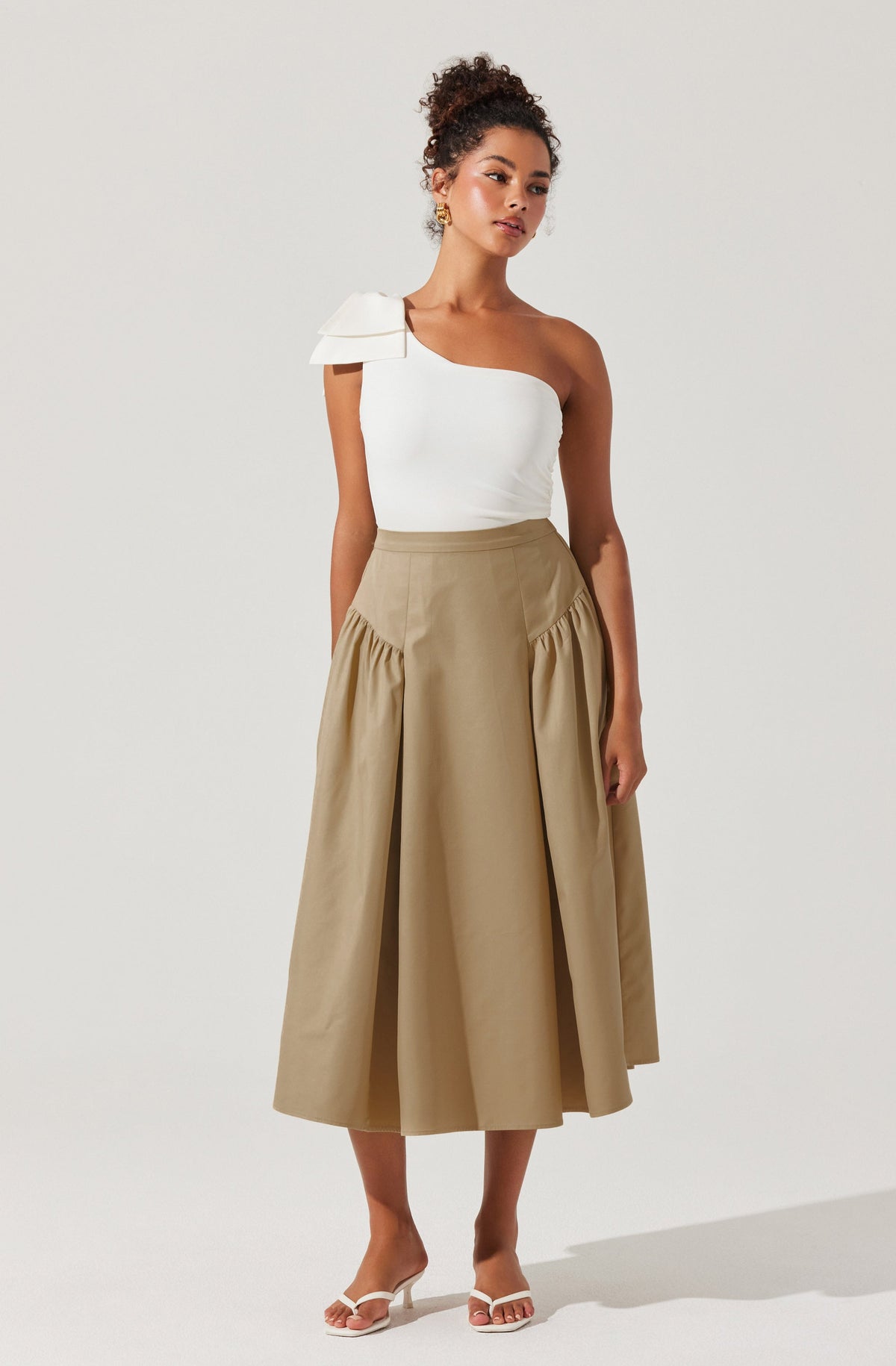 Laila Flared Midi Skirt