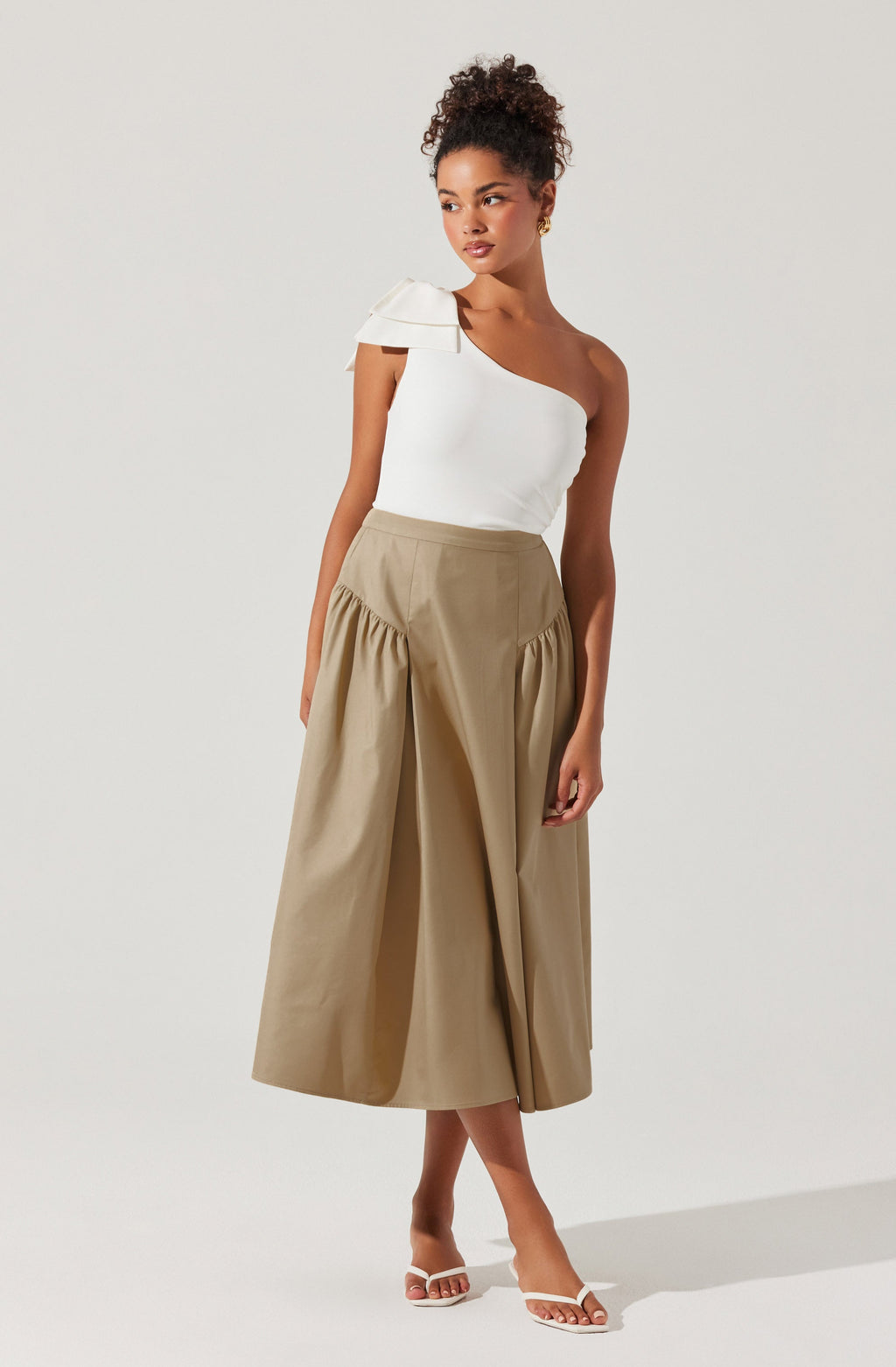 Laila Flared Midi Skirt