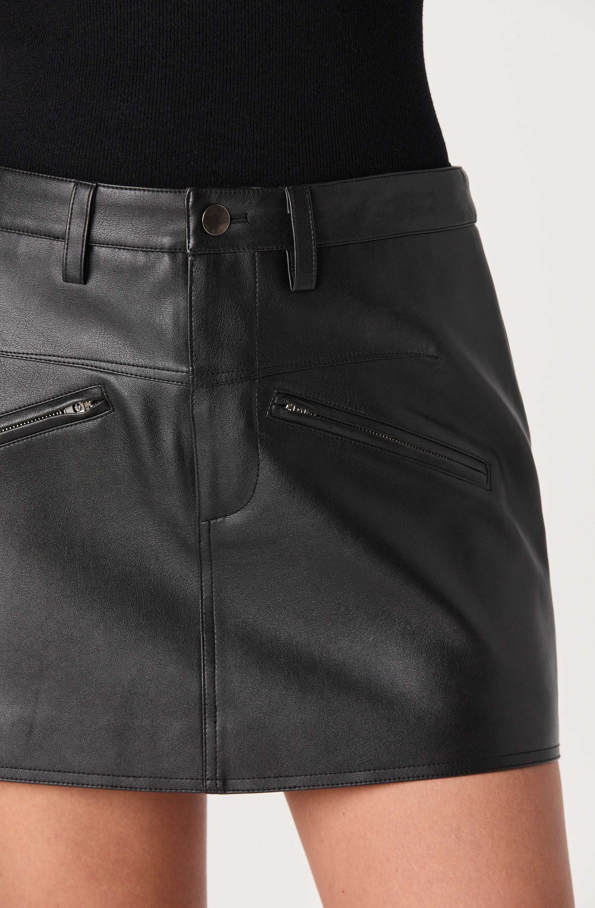 Otha Faux Leather Mini Skirt