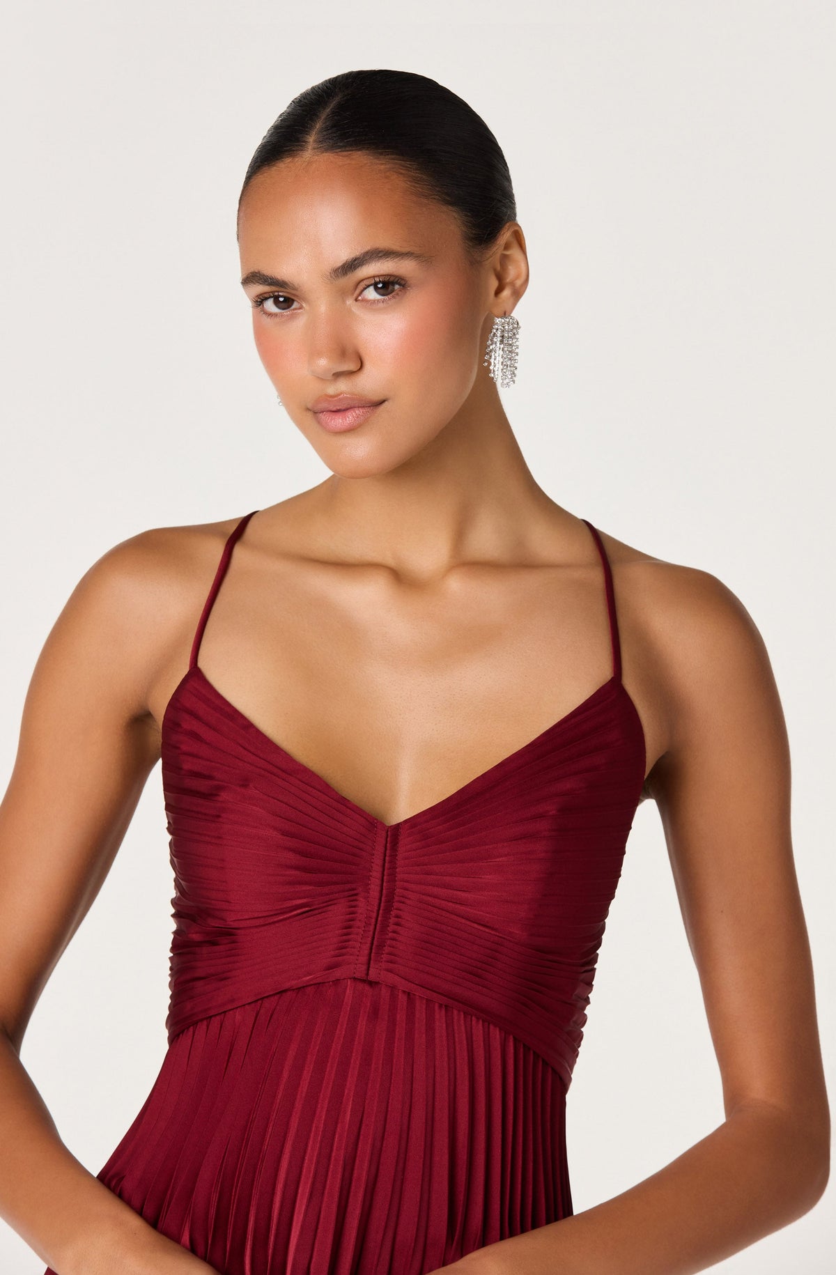 Blythe Pleated Peplum Tank Top