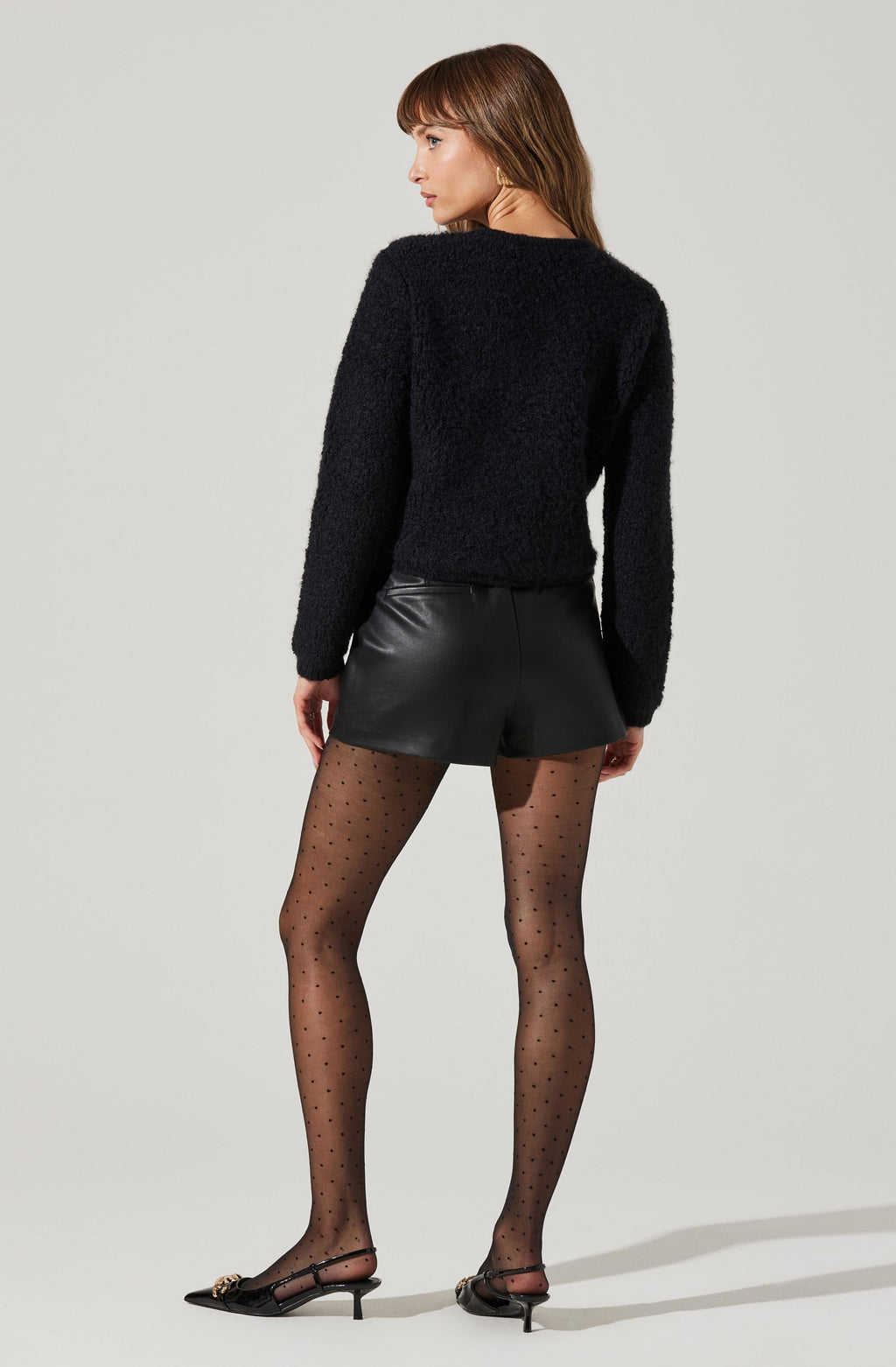 Myrtle Wool Blend Cardigan - Black