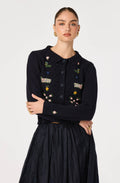 Dallyn Floral Embroidered Cardigan