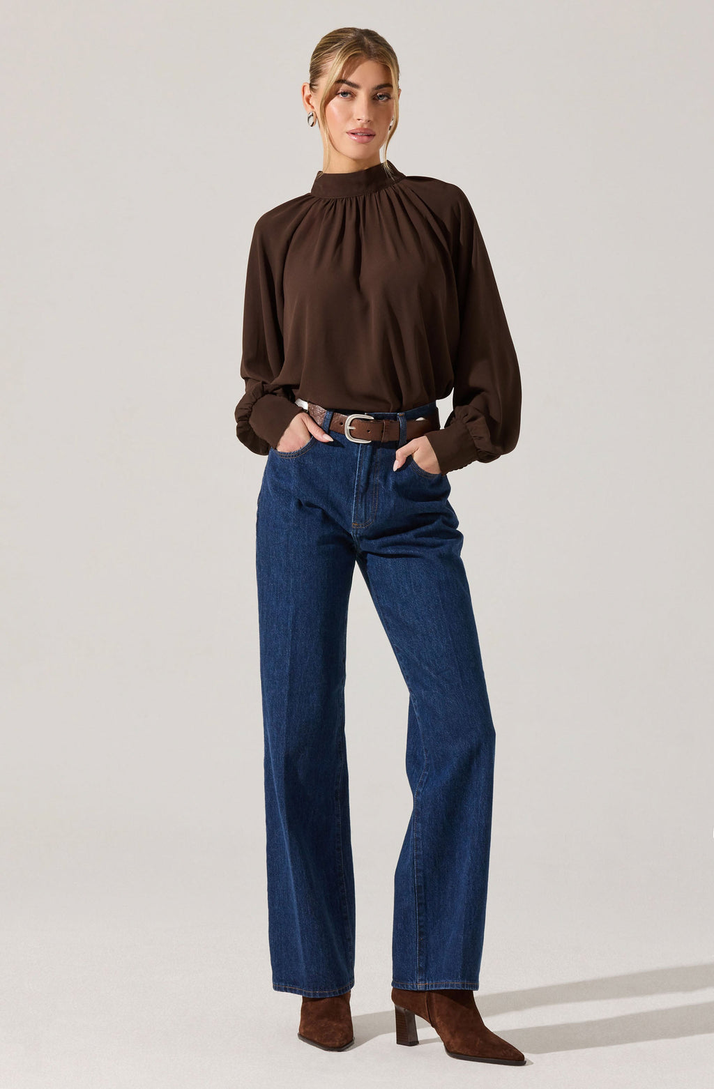 Sabelle Mock Neck Top