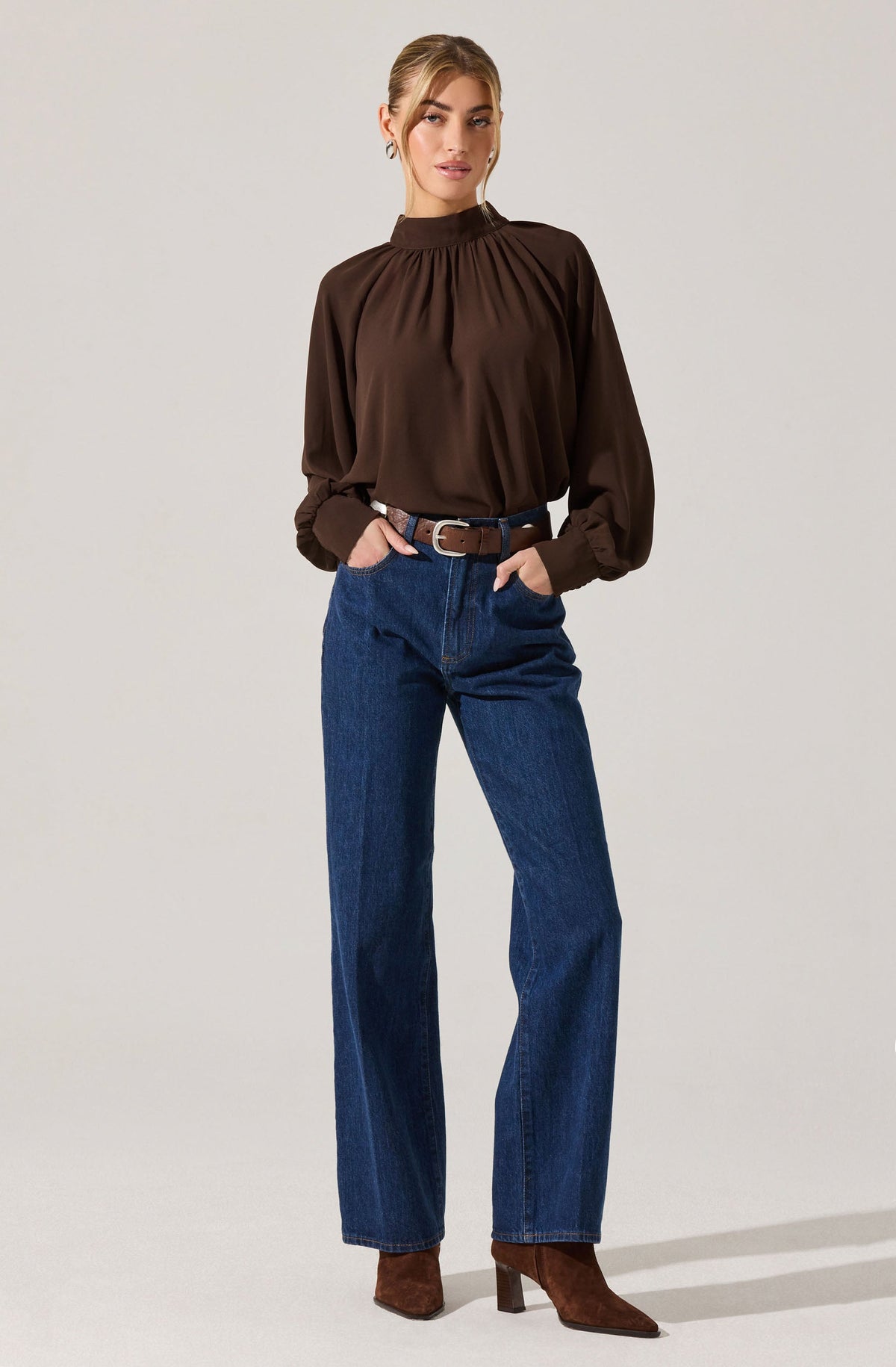 Sabelle Mock Neck Top