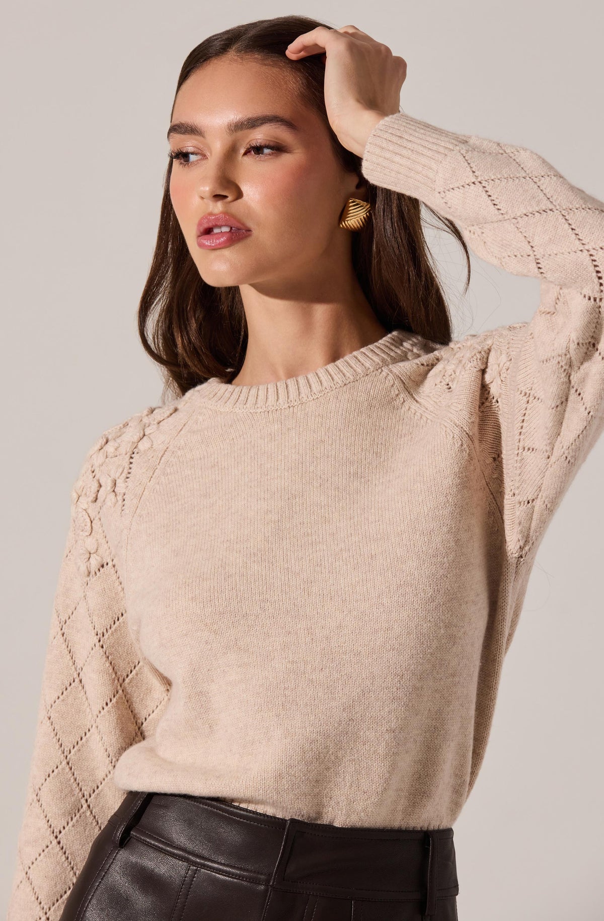 Florine 3D Floral Embroidered Sweater