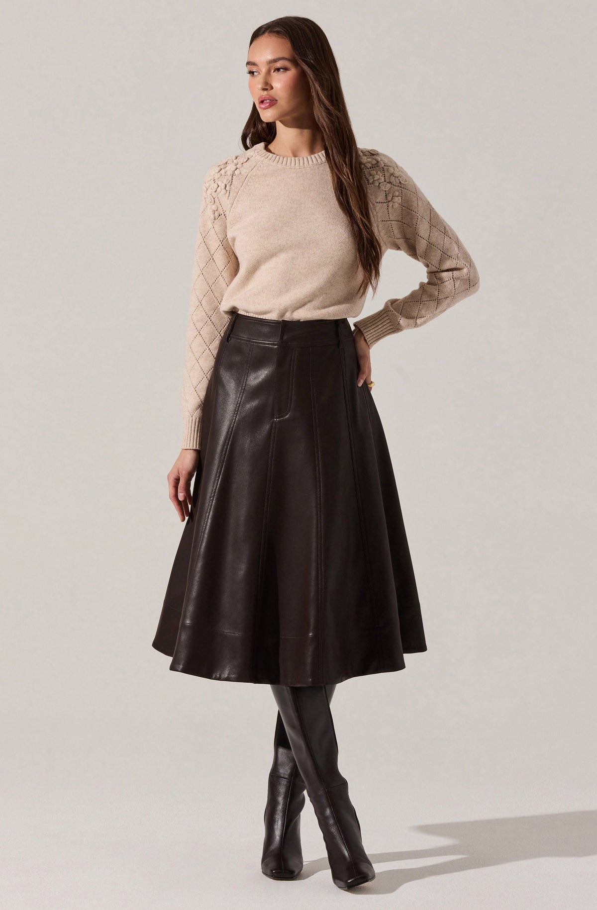 Florine 3D Floral Embroidered Sweater