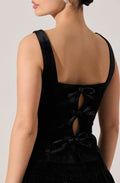 Jinnie Velvet Boat Neck Top
