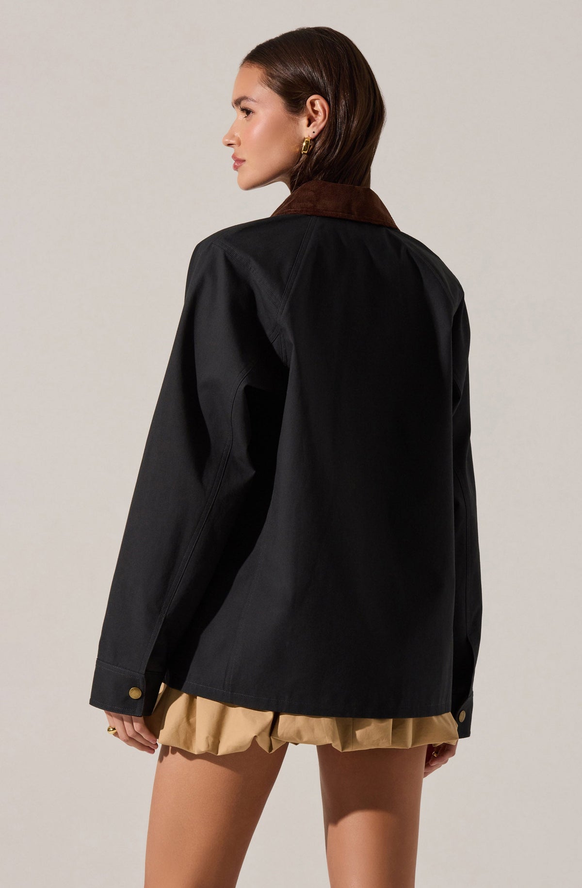 Rylan Contrast Barn Jacket