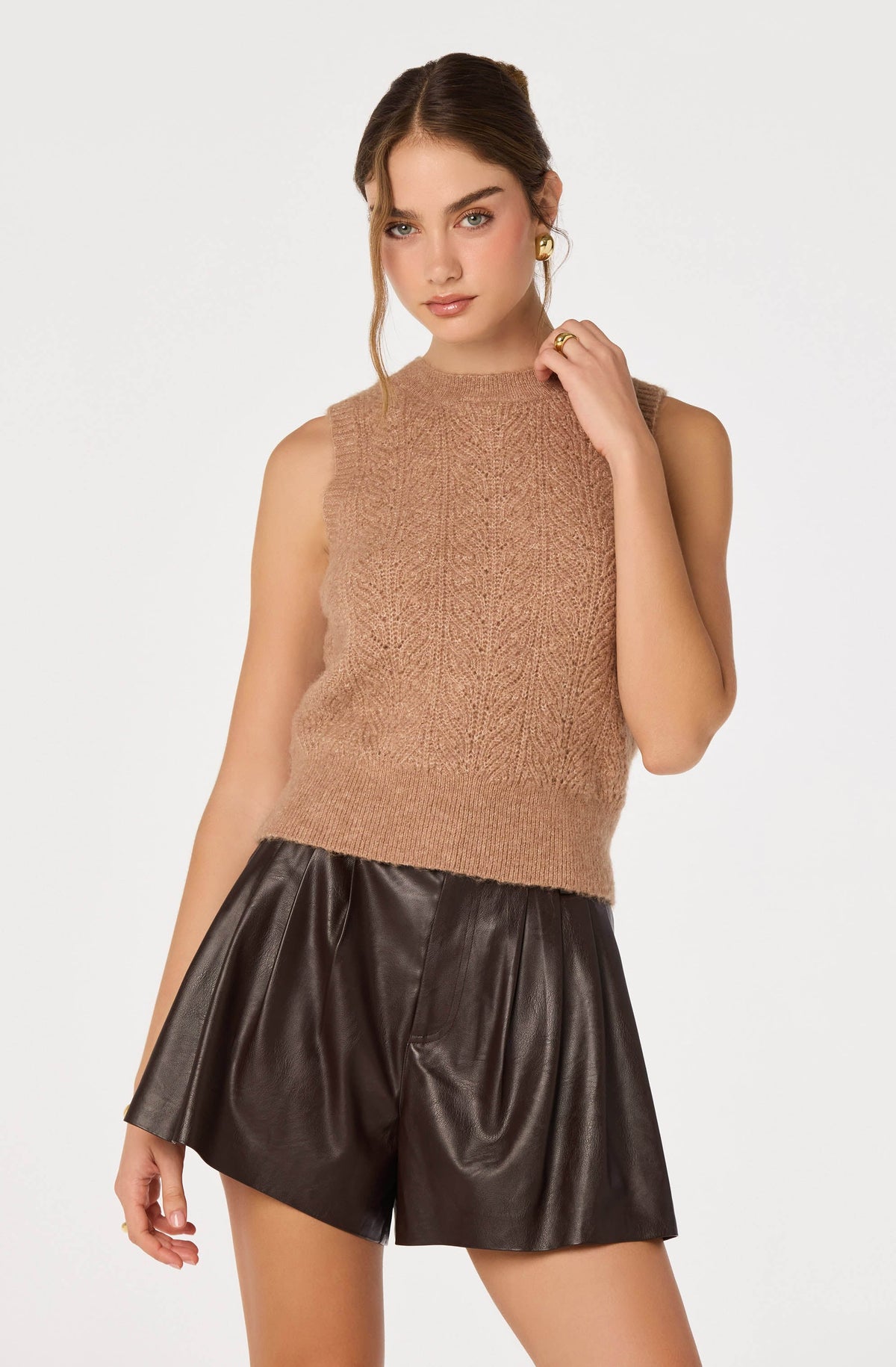Pernille Cable Knit Sweater Vest