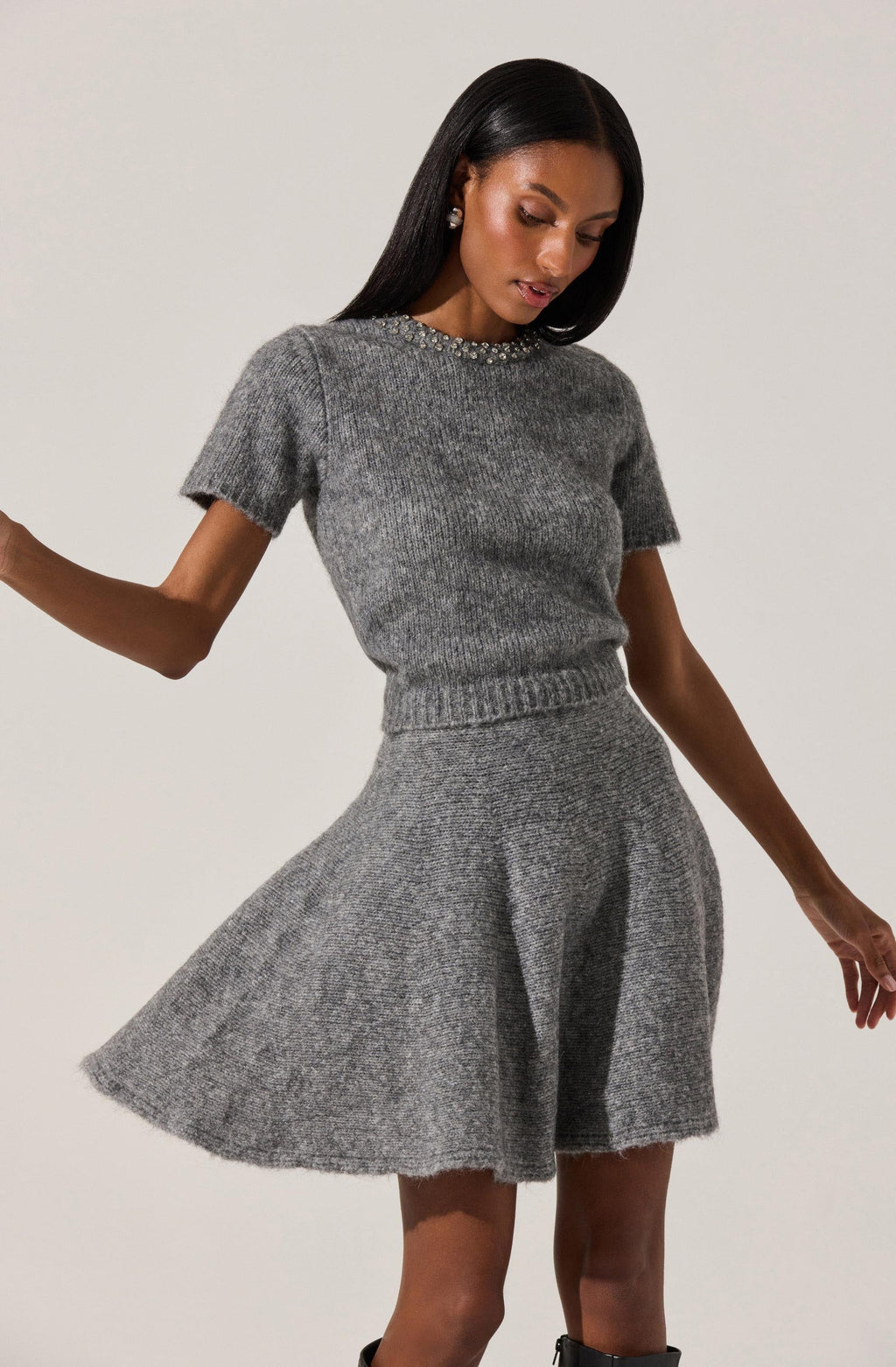Malvie Embellished Crewneck Sweater