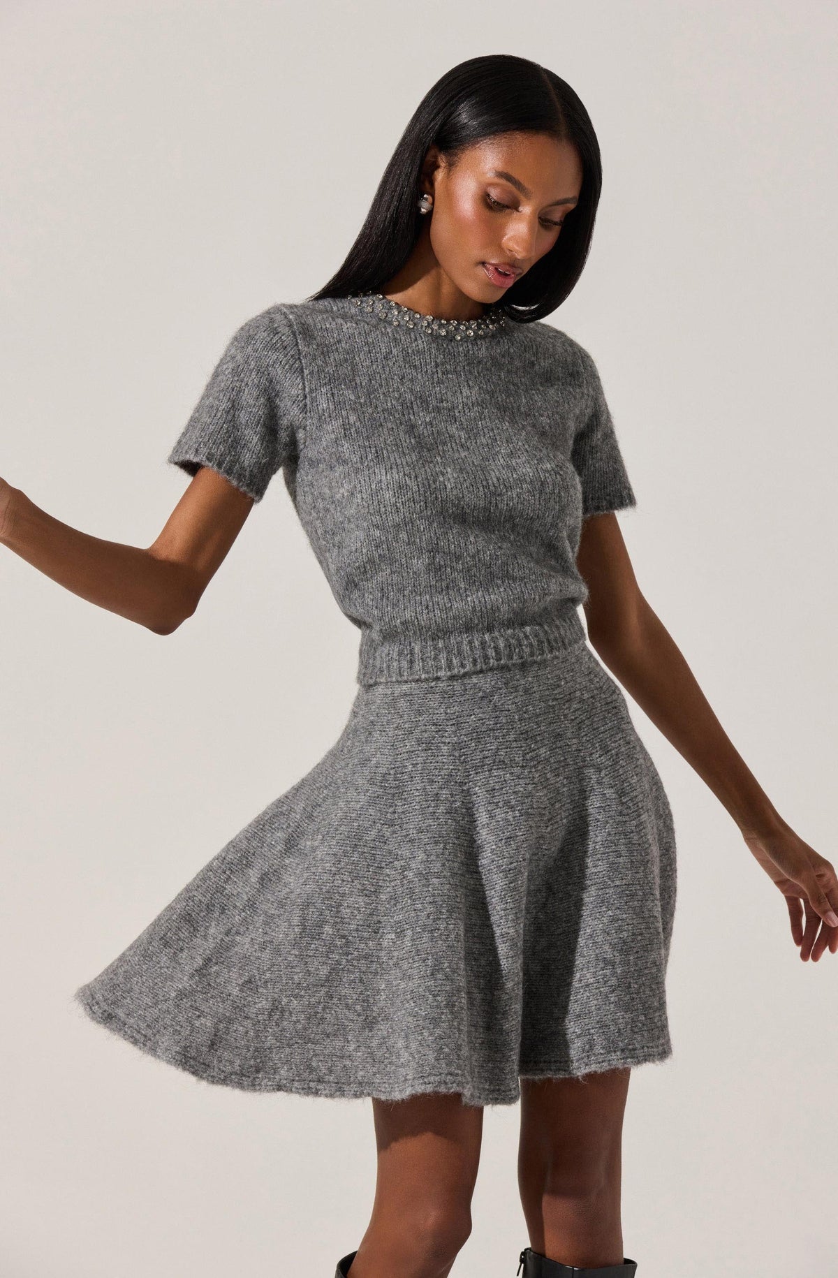 Malvie Embellished Crewneck Sweater