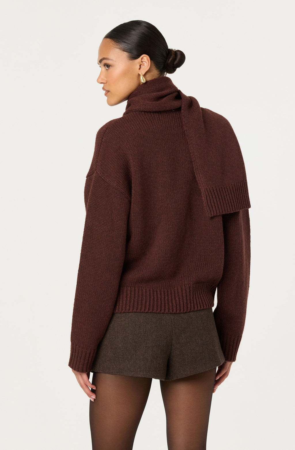 Jackeline Asymmetrical Scarf Cardigan