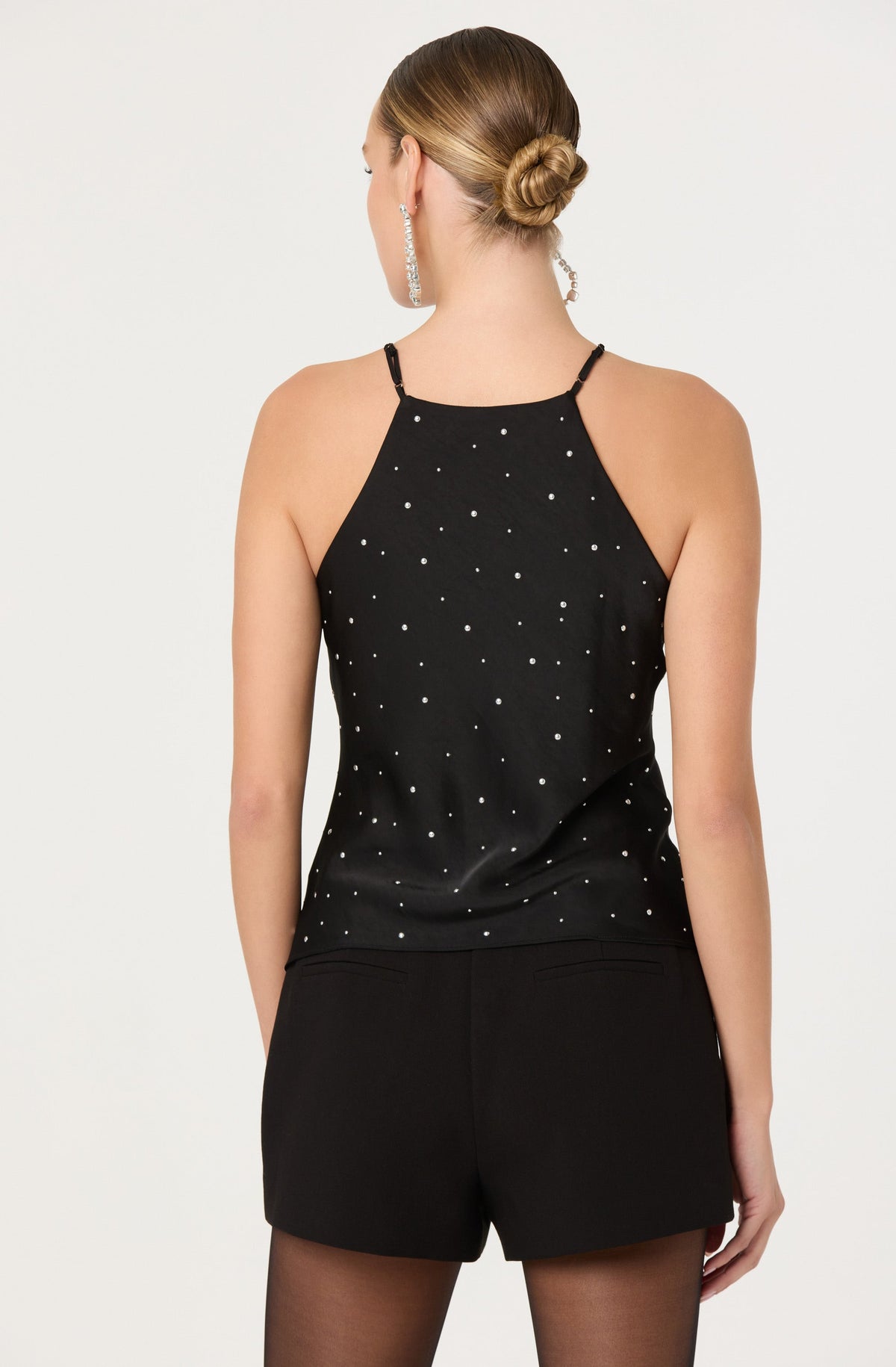 Floella Rhinestone Embellished Top