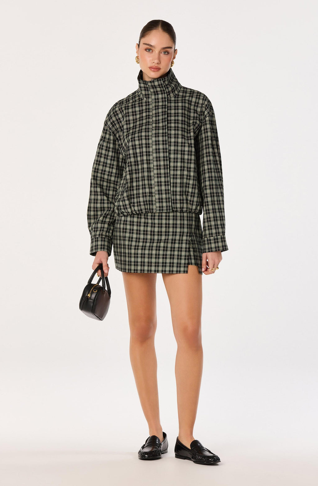 Cooper Funnel-Collar Bomber Jacket