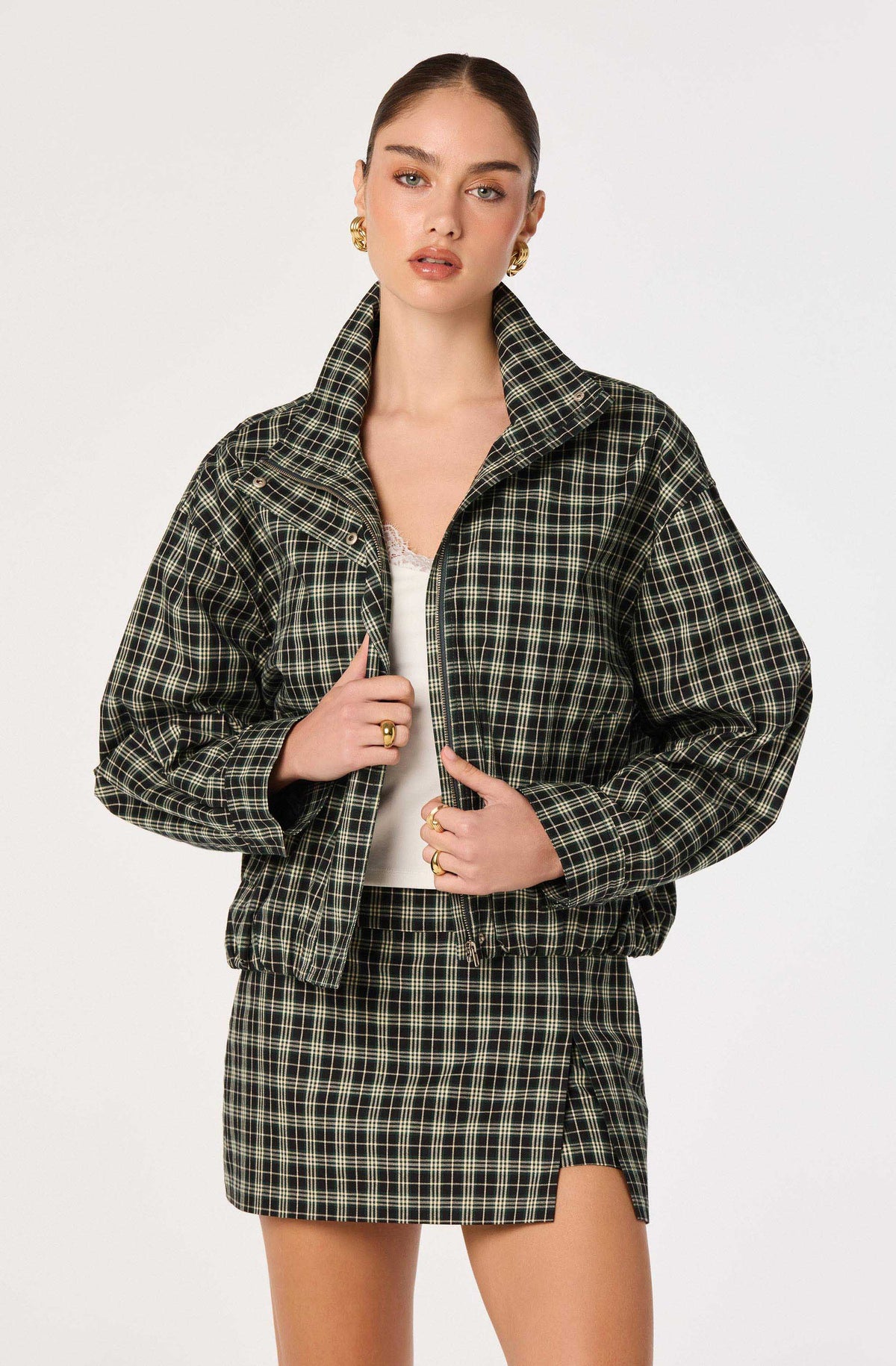 Cooper Funnel-Collar Bomber Jacket