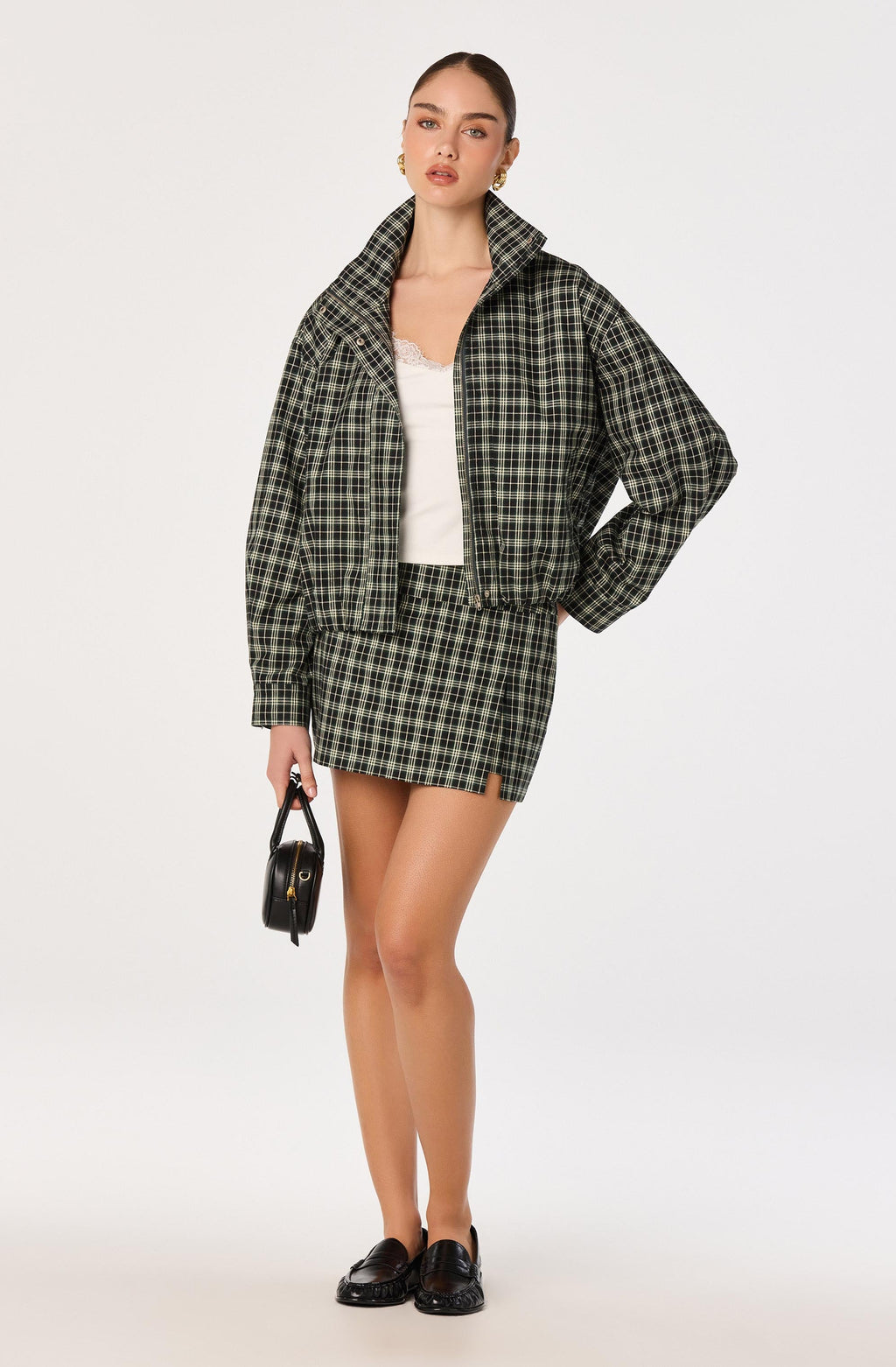 Cooper Funnel-Collar Bomber Jacket