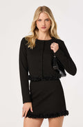 Claire Beaded Flower Tweed Jacket