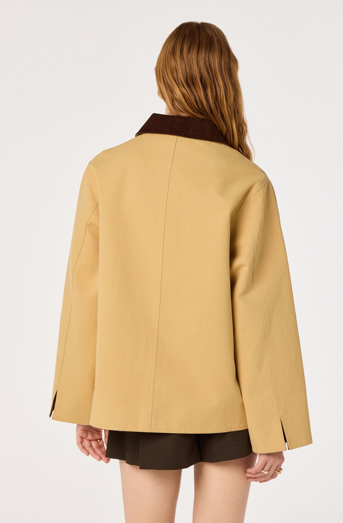 Hope Embroidered Detail Chore Jacket
