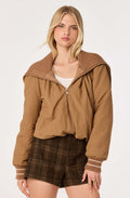 Casey Sailor Collar Puffer Jacket