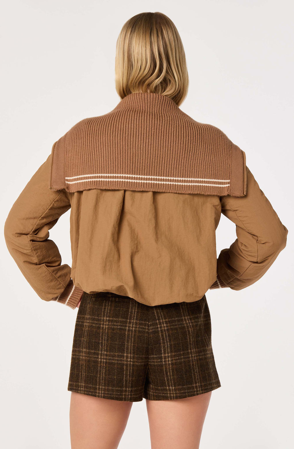 Casey Sailor Collar Puffer Jacket