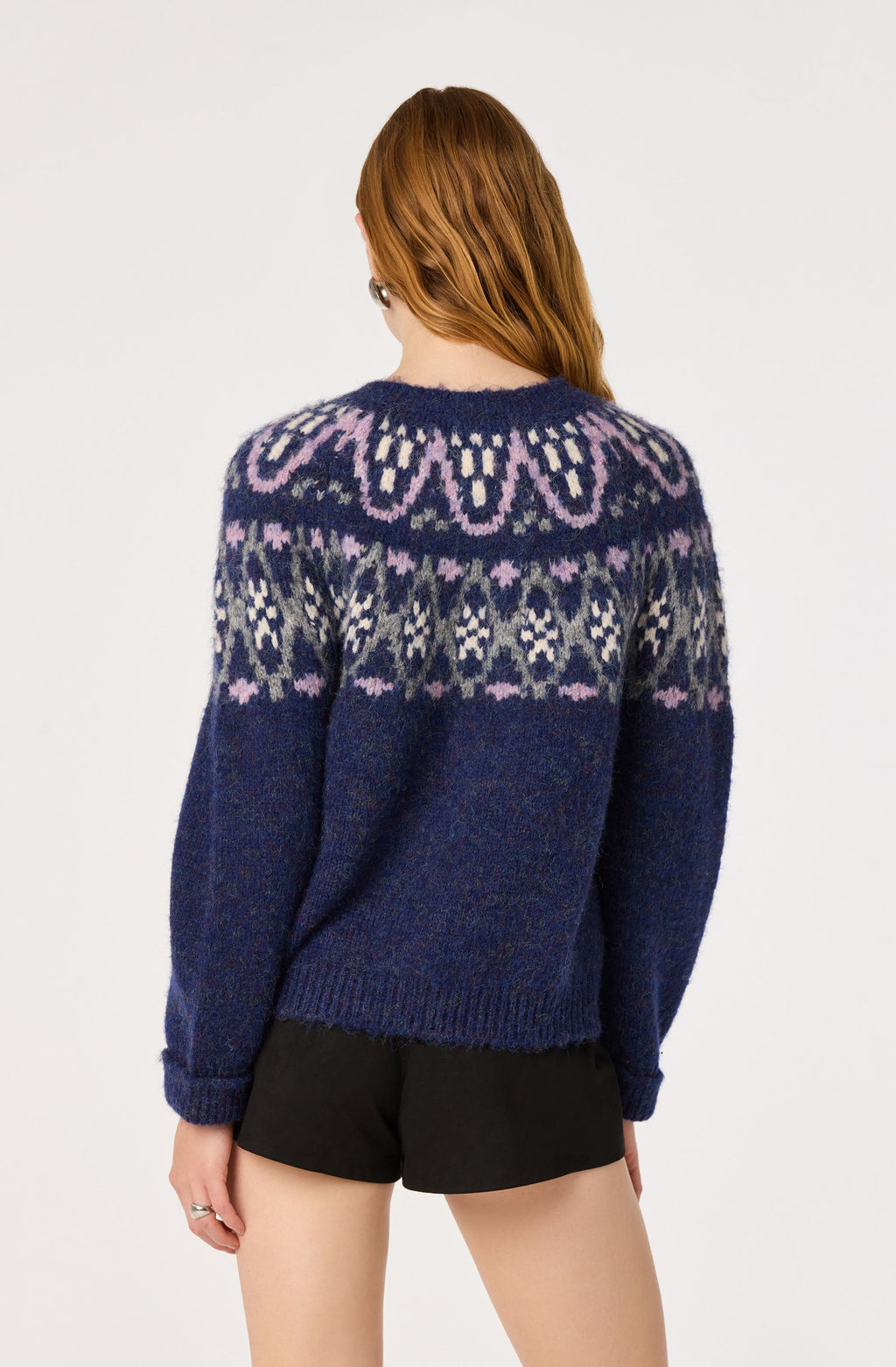 Irene Fair Isle Oversized Cardigan