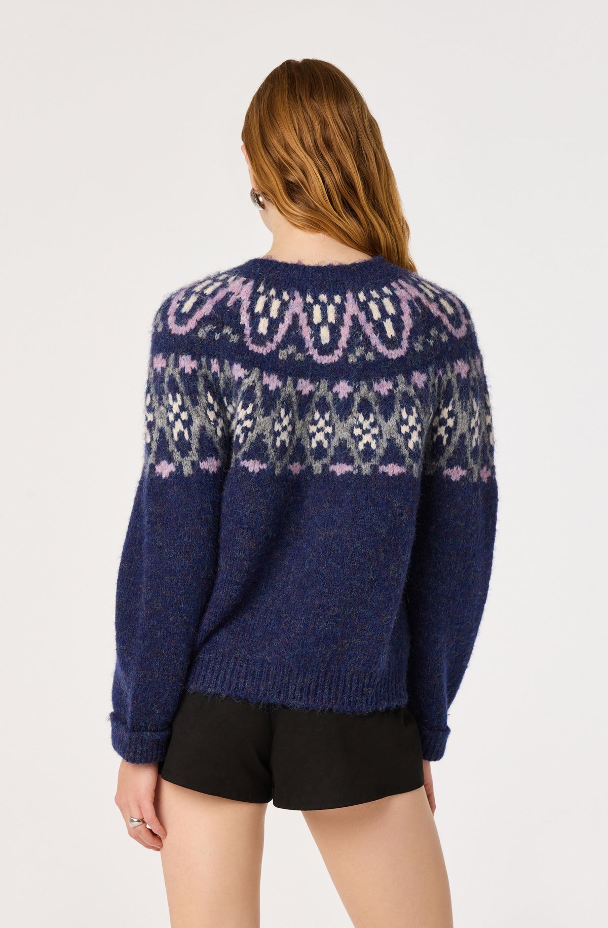 Irene Fair Isle Oversized Cardigan