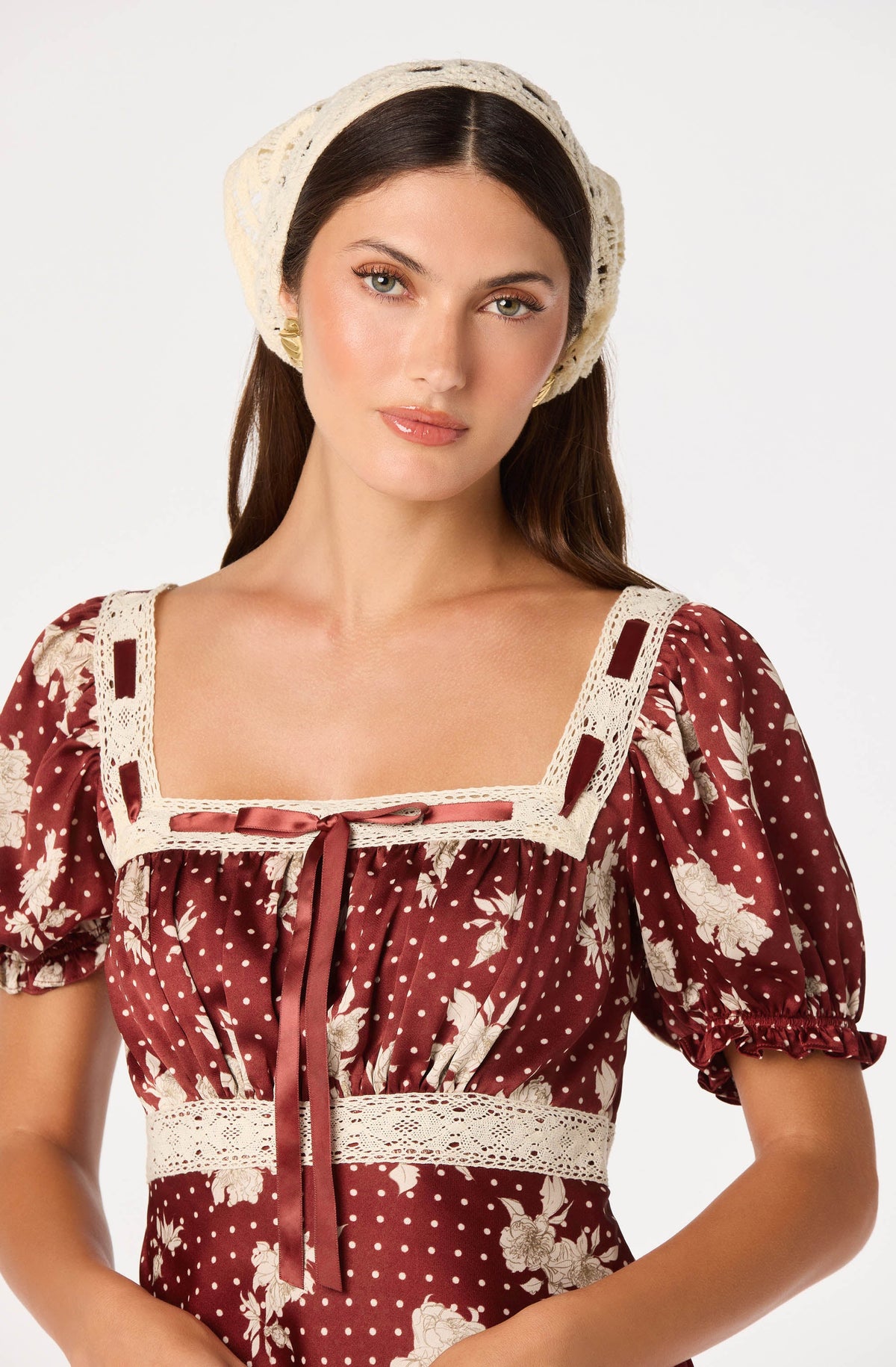 Kristal Floral Milkmaid Top