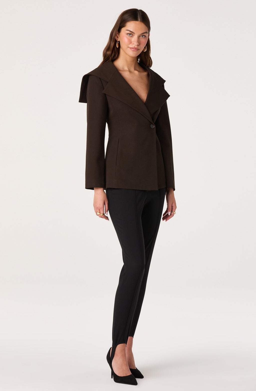 Sinasta Sailor Collar Tailored Blazer