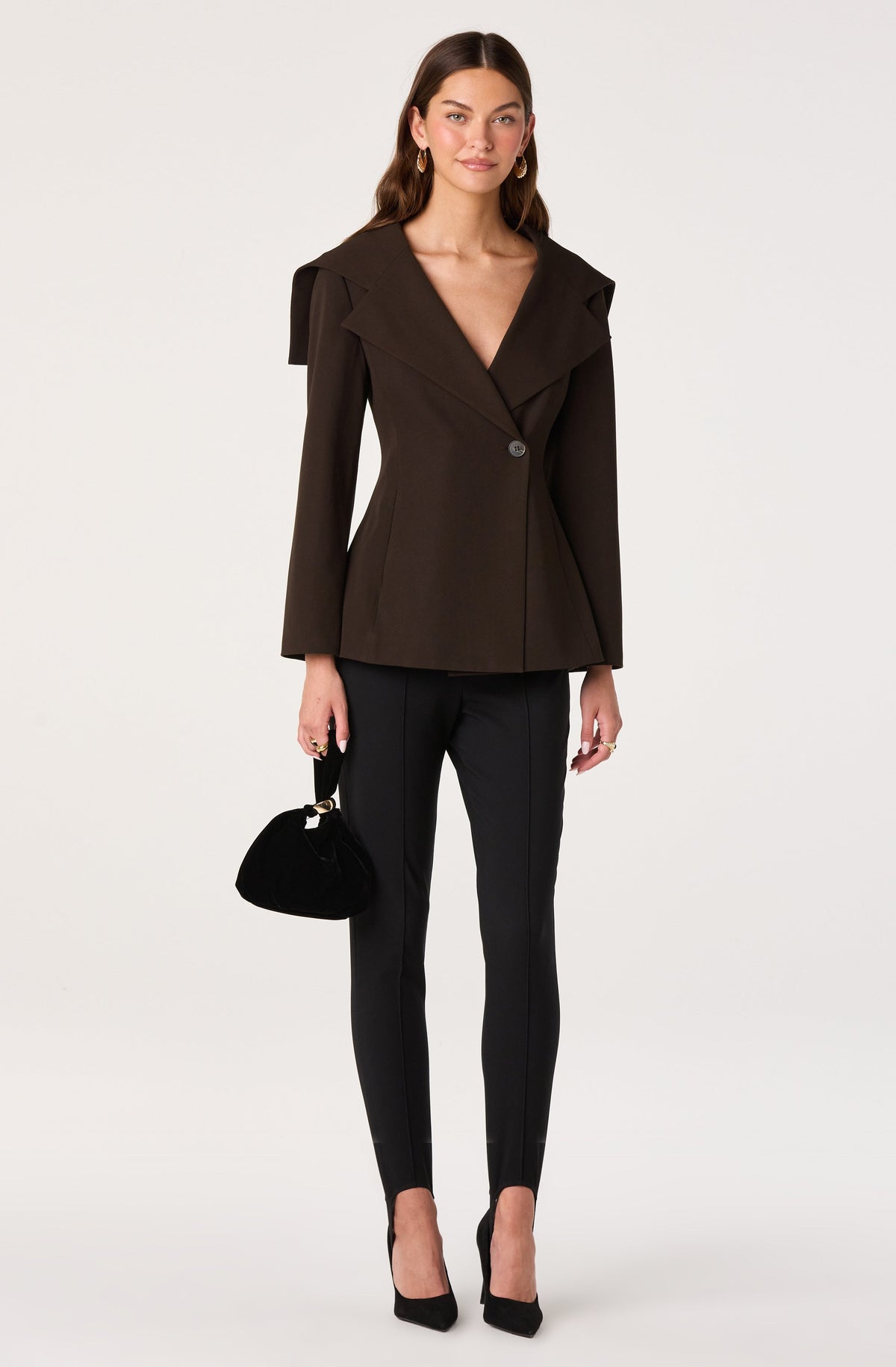 Sinasta Sailor Collar Tailored Blazer