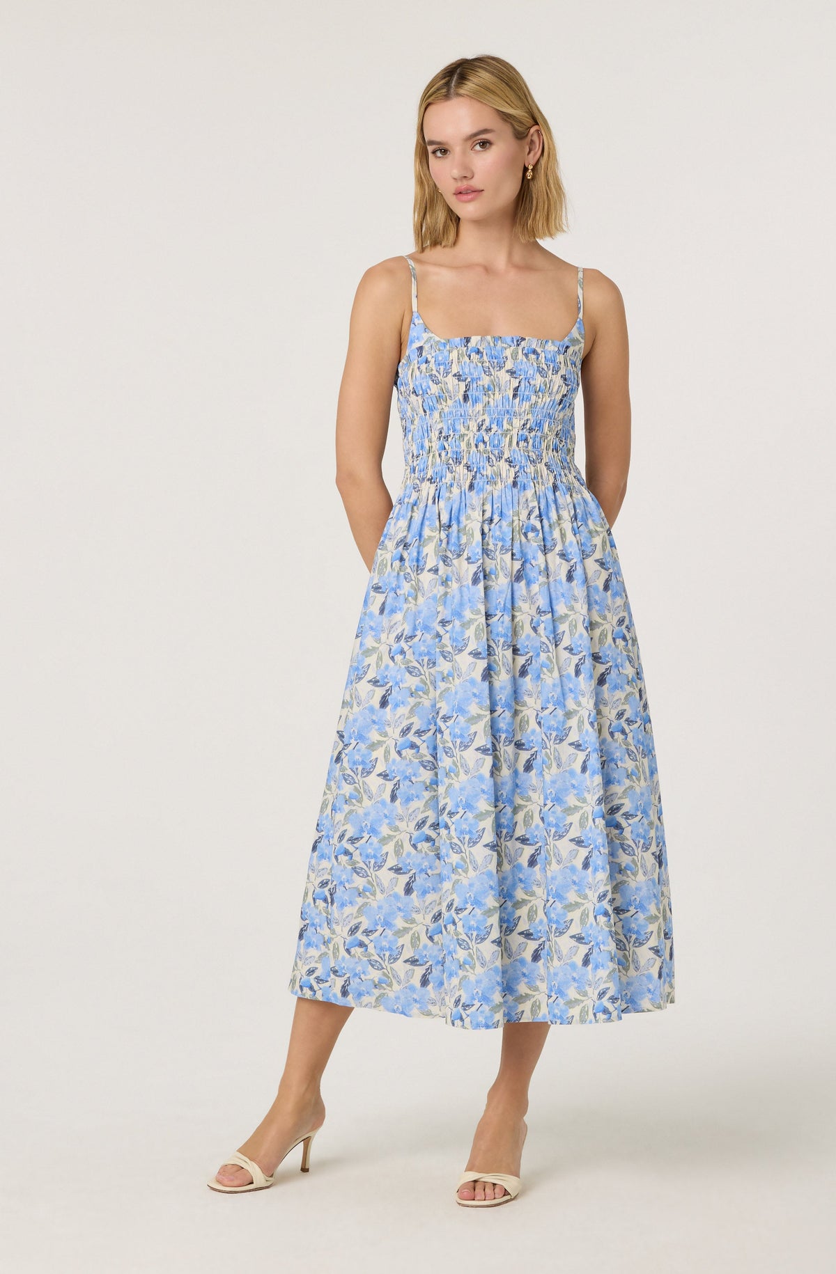 Smocked bust dress