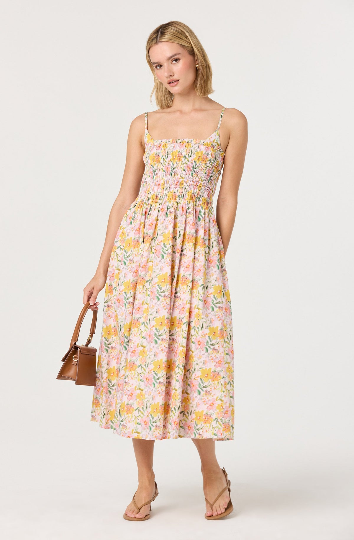 Smocked bust dress