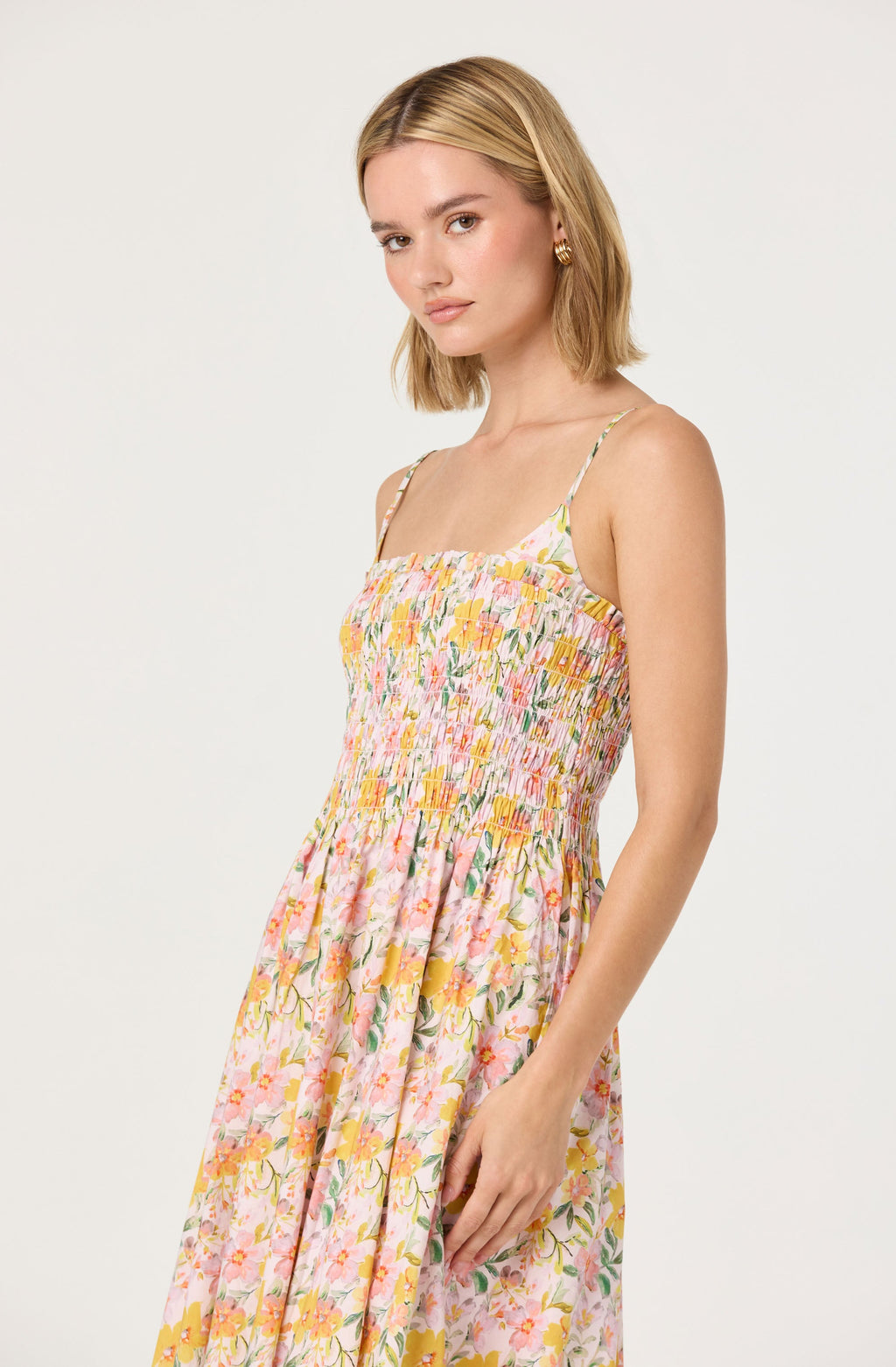 Smocked bust dress