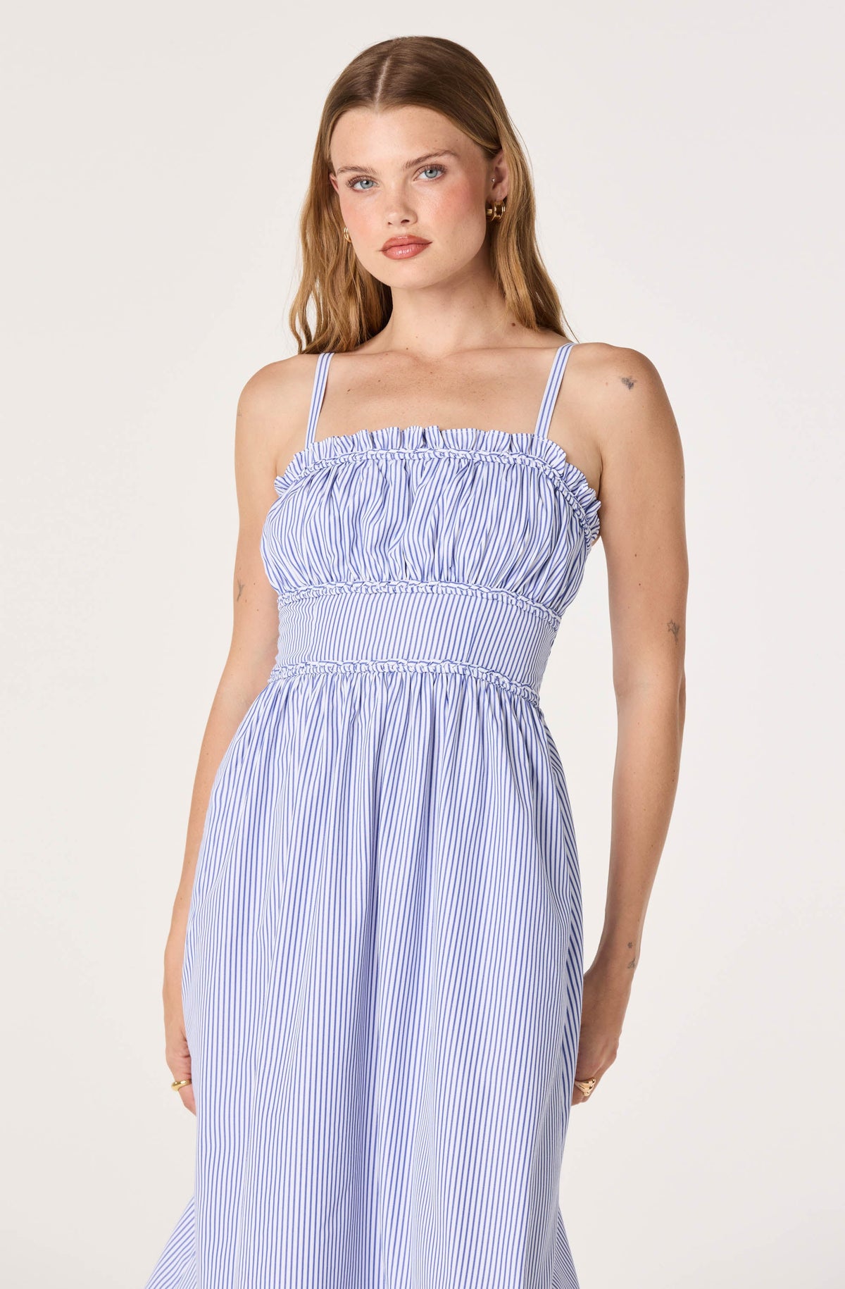 Montserrat Smocked Milkmaid Midi Dress