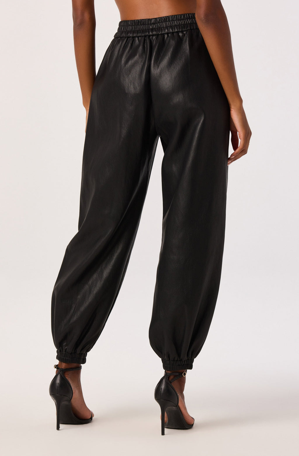 Adity Faux Leather Balloon Pants