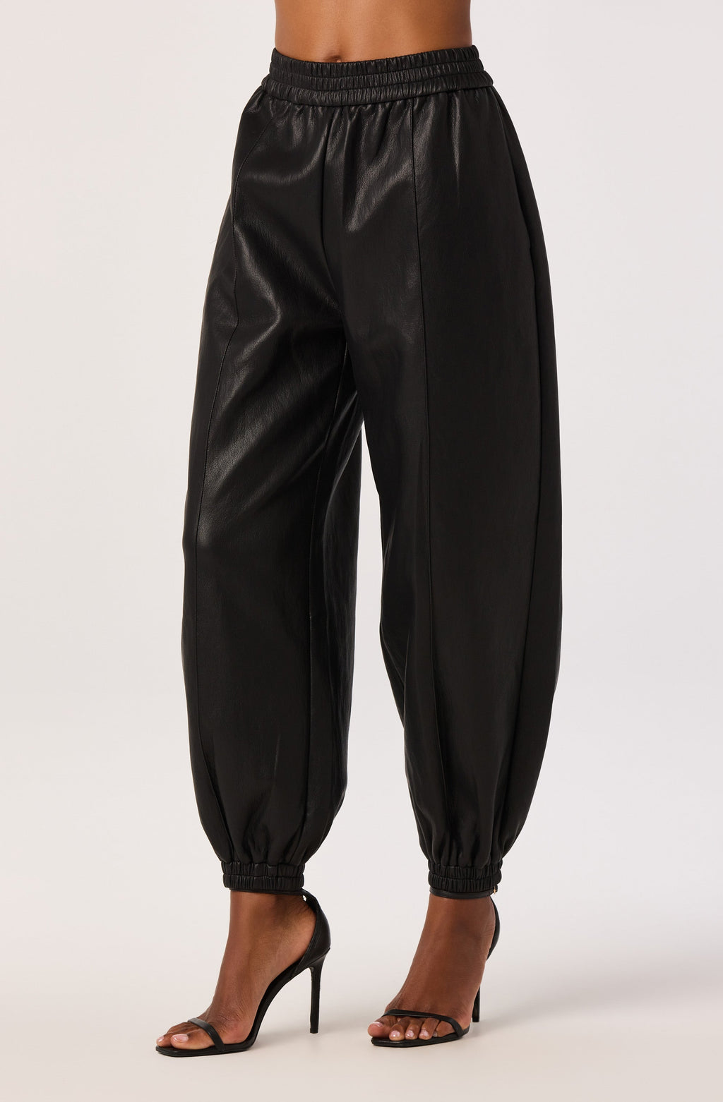 Adity Faux Leather Balloon Pants