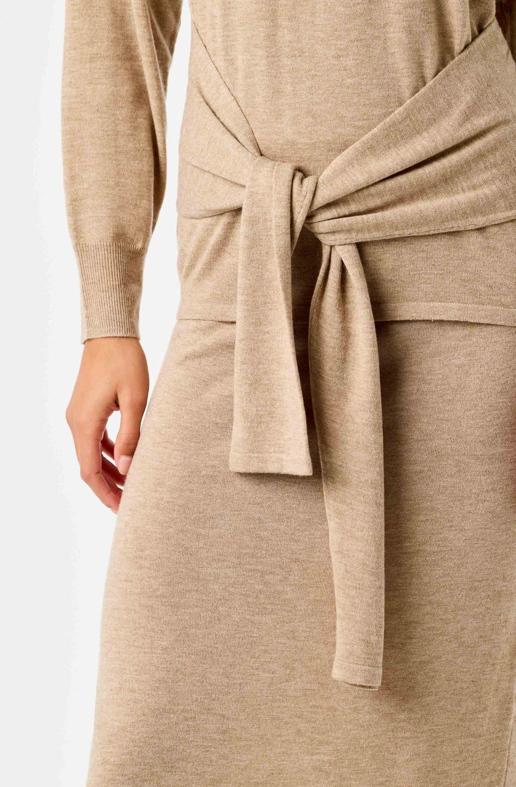 Brenleigh Turtleneck Waist Wrap Sweater
