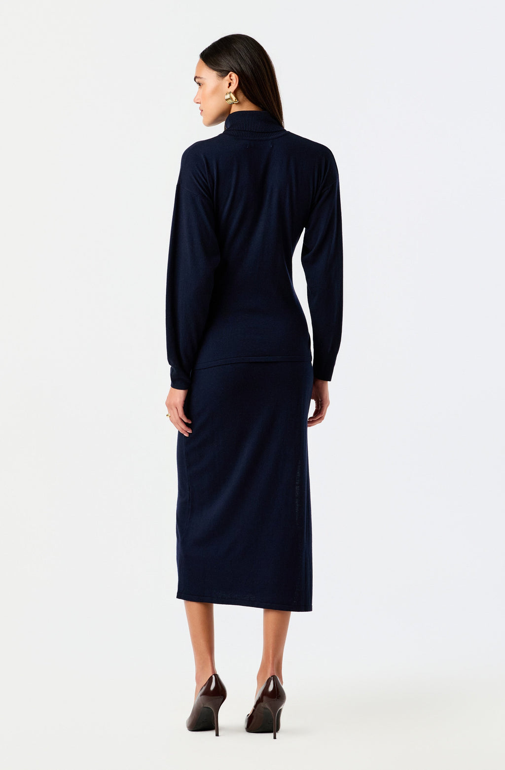 Brenleigh Turtleneck Waist Wrap Sweater