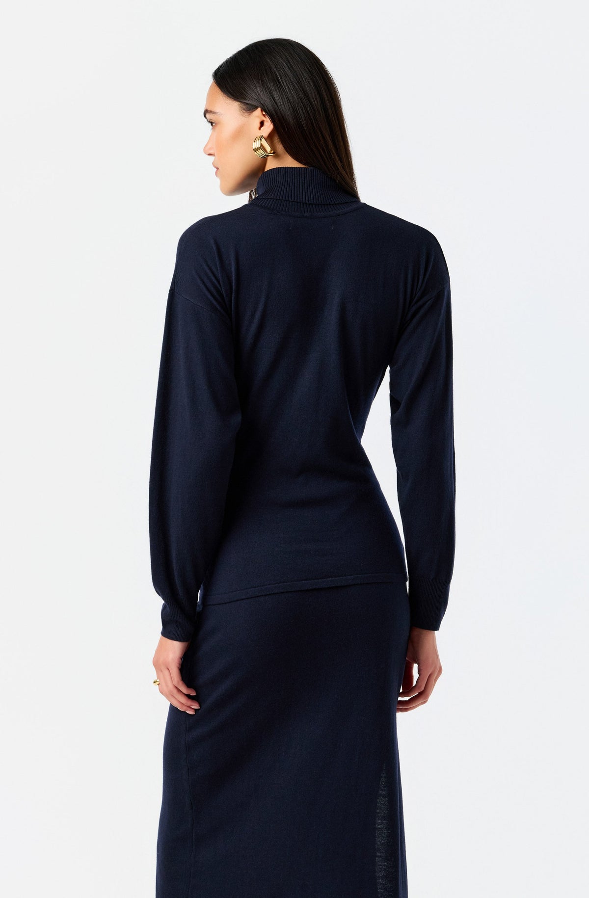 Brenleigh Turtleneck Waist Wrap Sweater