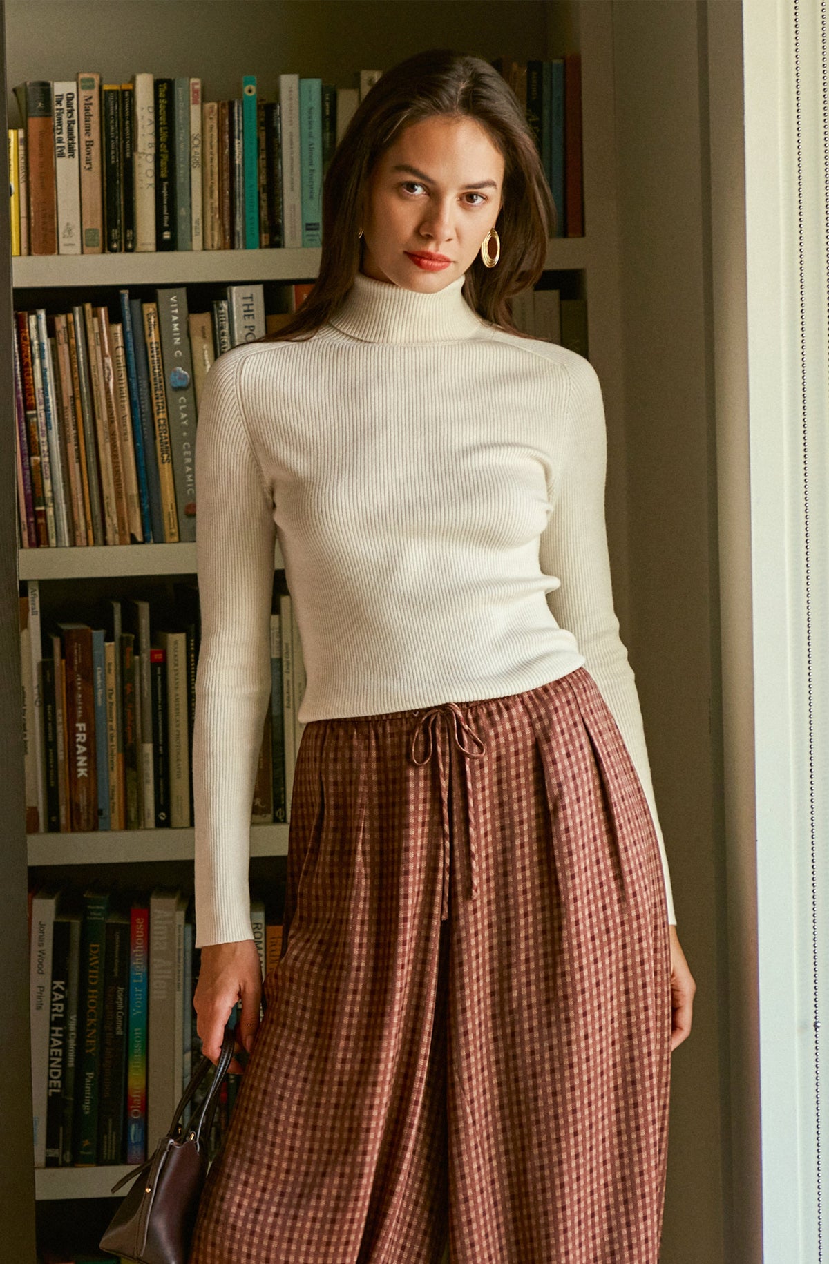 Vida Ribbed Knit Turtleneck Sweater